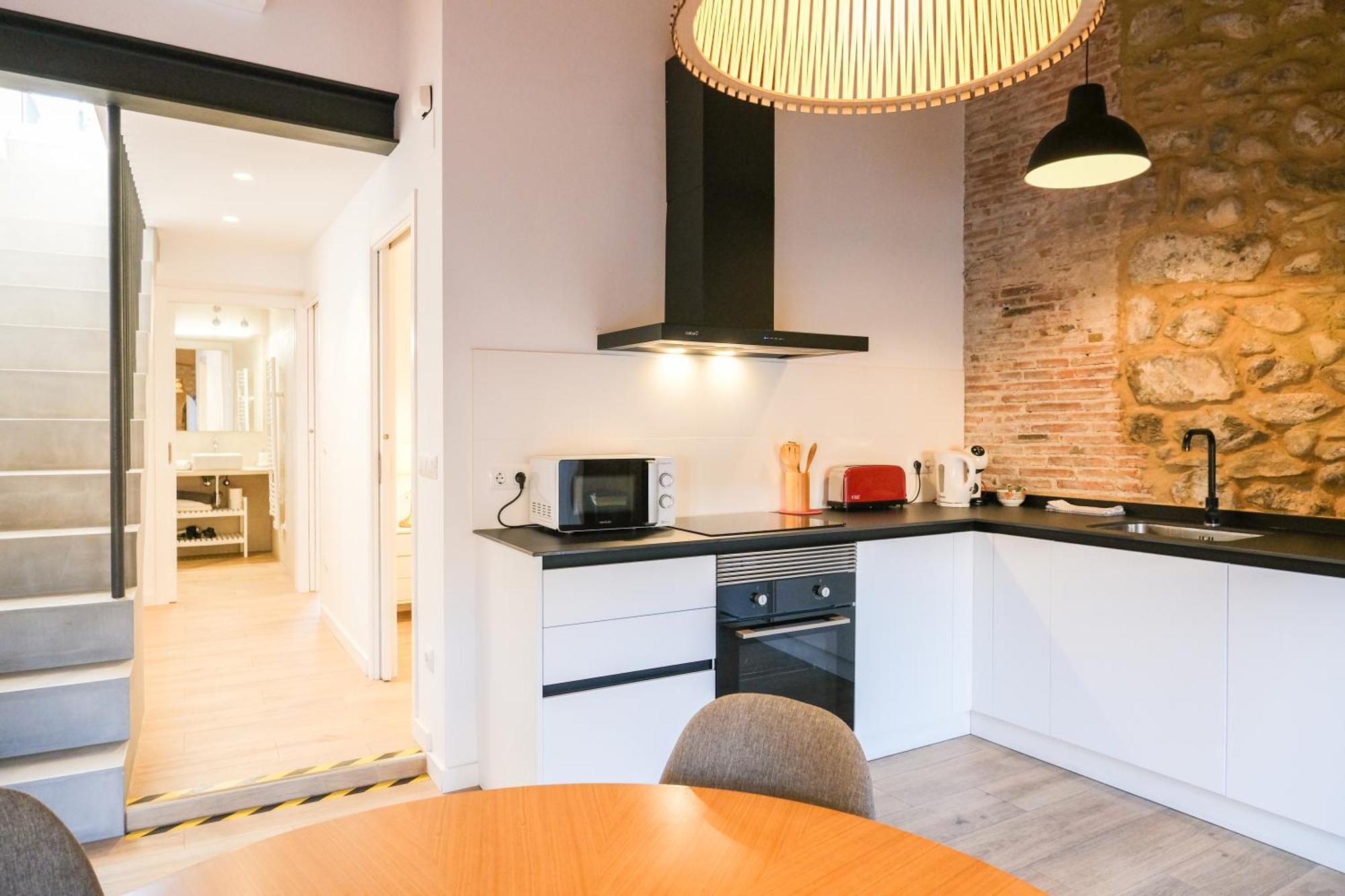 Ganganell Atic Apartamento Con Terraza En Besalú Exterior foto