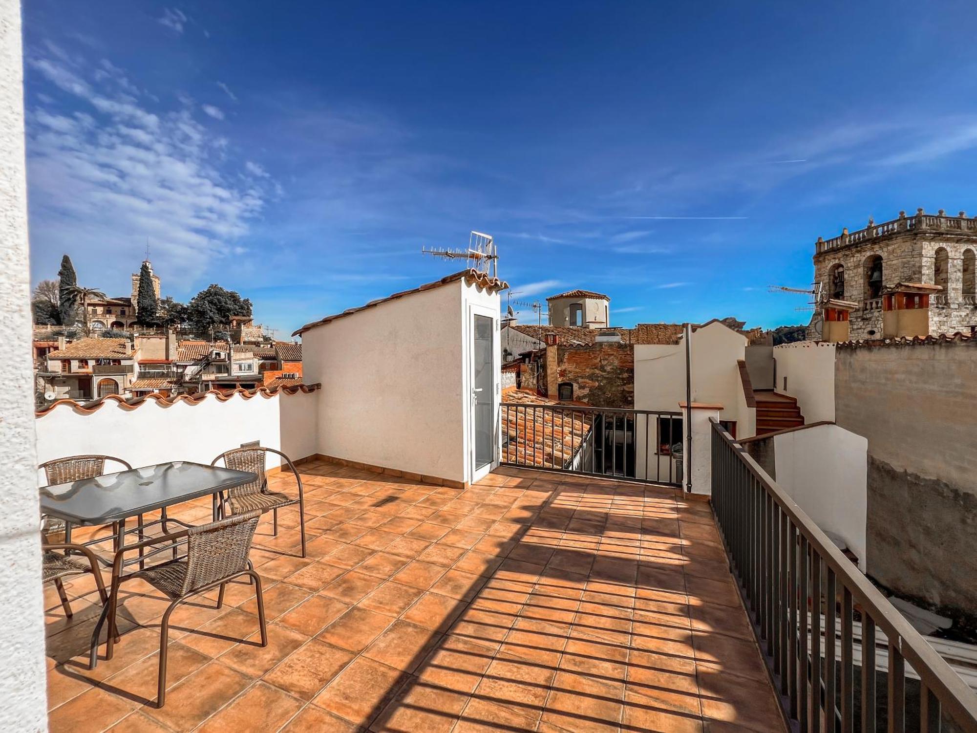 Ganganell Atic Apartamento Con Terraza En Besalú Exterior foto